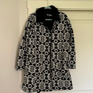 Soft printed coat